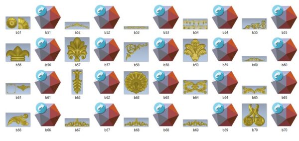 300 Archivos Stl 3D De Adornos Para Router Cnc