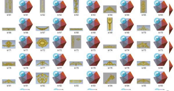 300 Archivos Stl 3D De Adornos Para Router Cnc