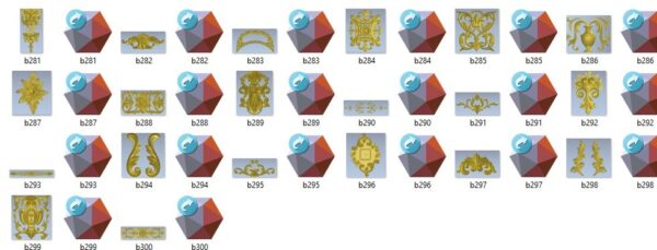 300 Archivos Stl 3D De Adornos Para Router Cnc