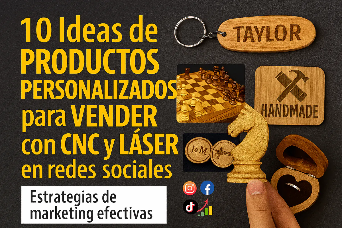 10 IDEAS DE PRODUCTOS PERSONALIZADOS PARA VENDER CON CNC Y LÁSER 1 10 Ideas De Productos Personalizados Para Vender Con Cnc Y Láser