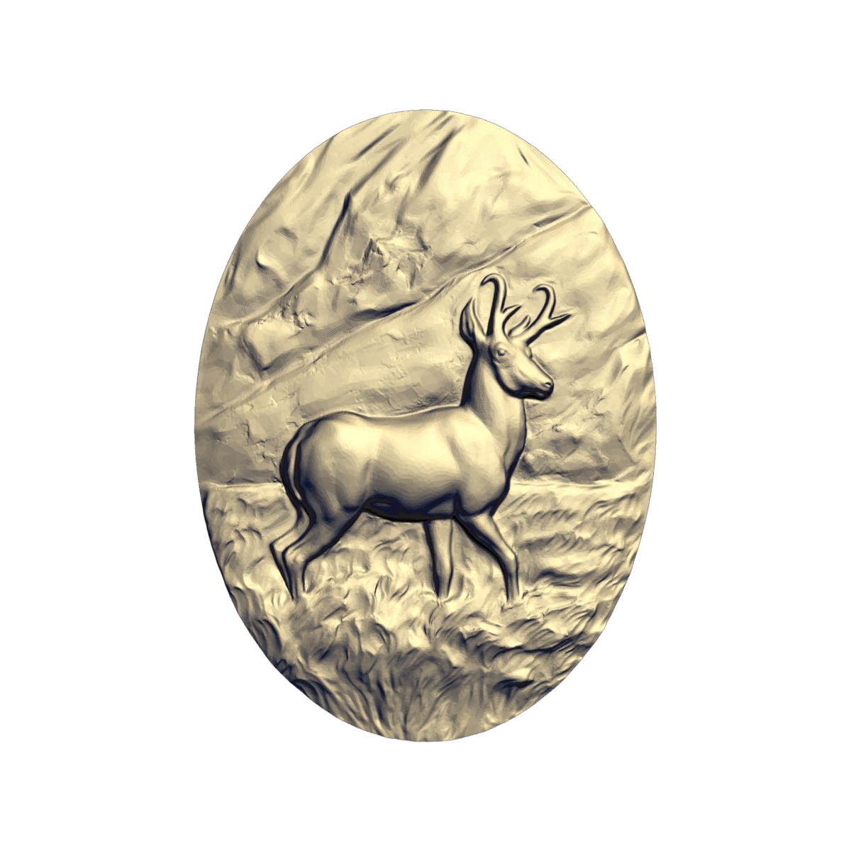 Archivos Stl De Animales Para Proyectos Cnc Venado