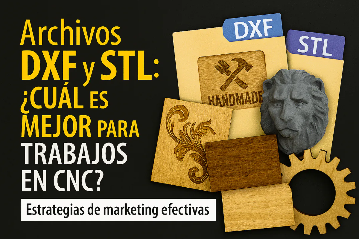 Archivos Dxf Y Stl: ¿Cuál Es Mejor Para Trabajos En Cnc?