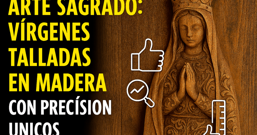 Arte Sagrado: Vírgenes Talladas En Madera Con Precisión Cnc