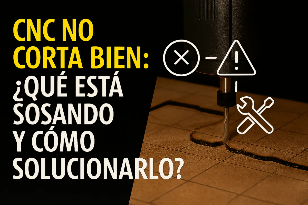 CNC NO CORTA BIEN: CAUSAS Y SOLUCIONES RÁPIDAS 2 Cnc – Modelo Stl Para Cnc E Impresión 3D