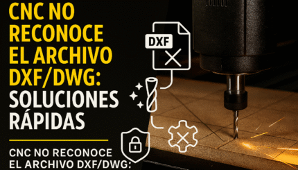 CNC NO RECONOCE EL ARCHIVO DXF/DWG: SOLUCIONES RÁPIDAS 5 Cnc No Reconoce El Archivo Dxf Dwg Soluciones Rápidas