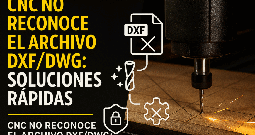 CNC NO RECONOCE EL ARCHIVO DXF/DWG: SOLUCIONES RÁPIDAS 1 Cnc No Reconoce El Archivo Dxf Dwg Soluciones Rápidas