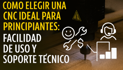 Cómo Elegir Una Cnc Ideal Para Principiantes: Facilidad De Uso Y Soporte Técnico
