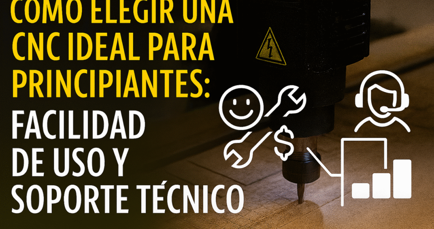 CÓMO ELEGIR UNA CNC IDEAL PARA PRINCIPIANTES: FACILIDAD DE USO Y SOPORTE TÉCNICO 1 Cómo Elegir Una Cnc Ideal Para Principiantes: Facilidad De Uso Y Soporte Técnico