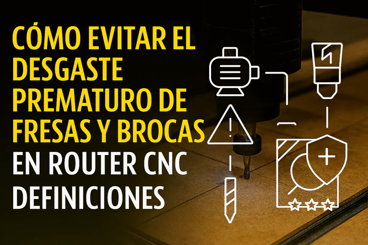 CÓMO EVITAR EL DESGASTE PREMATURO DE FRESAS Y BROCAS EN ROUTER CNC 1 Como – Diseño Geométrico Para Manufactura