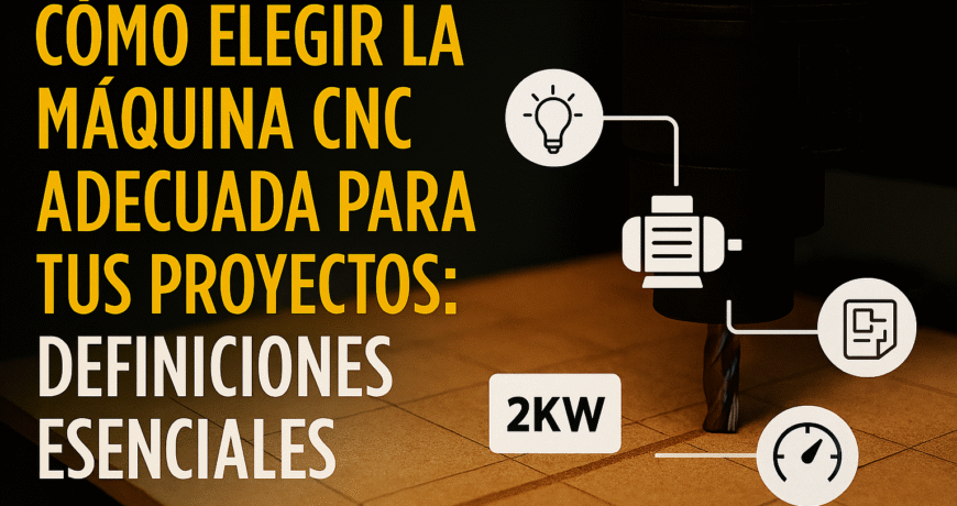 CÓMO ELEGIR LA MÁQUINA CNC ADECUADA PARA TUS PROYECTOS: DEFINICIONES ESENCIALES 1 Cómo Elegir La Máquina Cnc Adecuada Para Tus Proyectos Definiciones Esenciales
