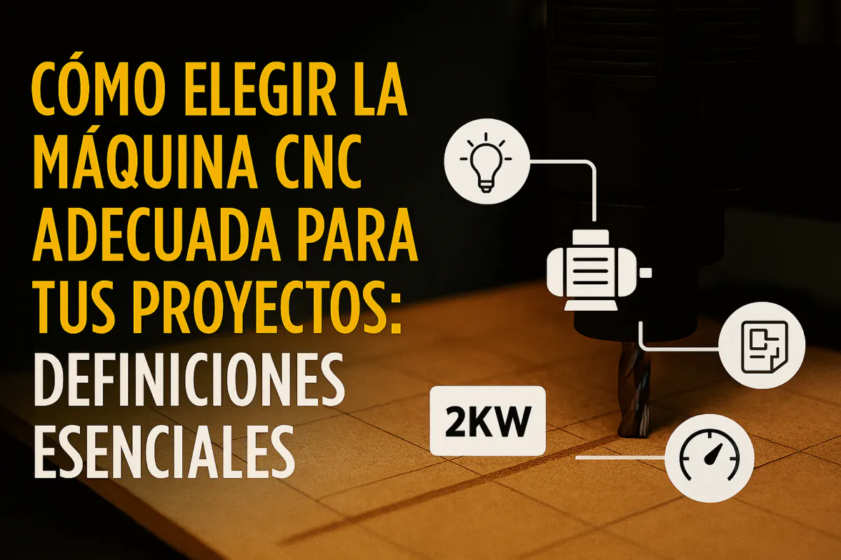 Cómo Elegir La Máquina Cnc Adecuada Para Tus Proyectos: Definiciones Esenciales