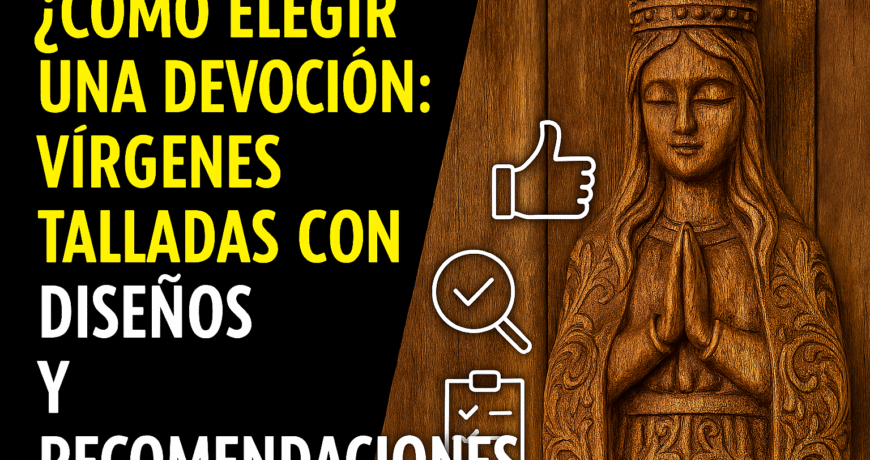 ¿Cómo Elegir Una Virgen Tallada En Madera? Consejos Y Recomendaciones