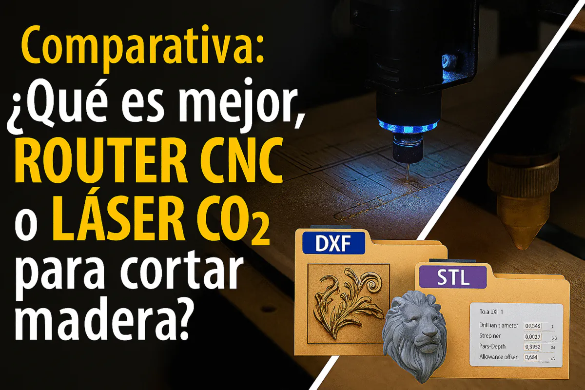 COMPARATIVA: ¿QUÉ ES MEJOR, ROUTER CNC O LÁSER CO₂ PARA CORTAR MADERA? 2 Comparativa – Escultura Digital Optimizada Para Seo