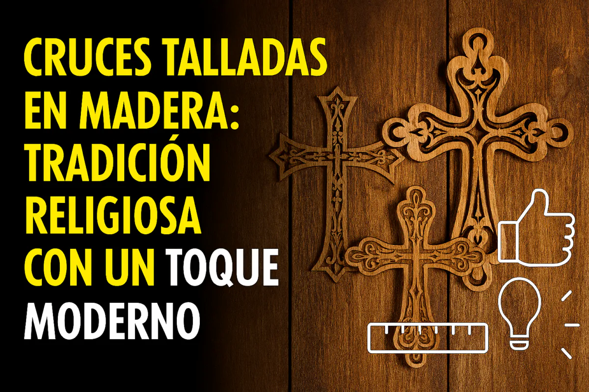 Cruces Talladas En Madera: Tradición Religiosa Con Un Toque Moderno