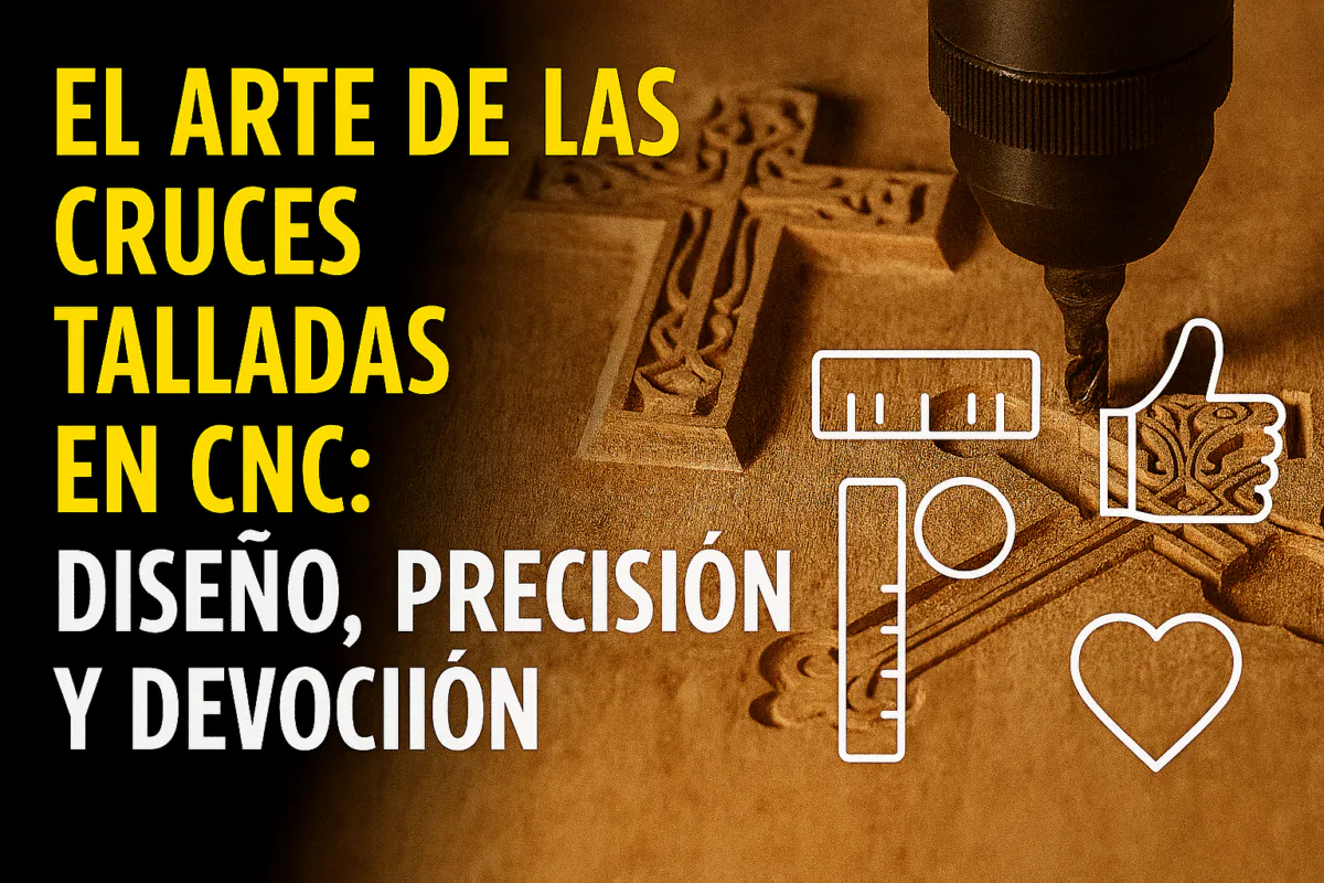 EL ARTE DE LAS CRUCES TALLADAS EN CNC: DISEÑO, PRECISIÓN Y DEVOCIÓN 3 El – Modelo Stl Para Cnc E Impresión 3D
