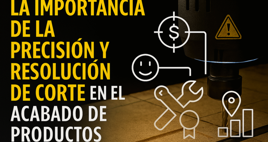 LA IMPORTANCIA DE LA PRECISIÓN Y RESOLUCIÓN DE CORTE EN EL ACABADO DE PRODUCTOS 1 La Importancia De La Precisión Y Resolución De Corte En El Acabado De Productos