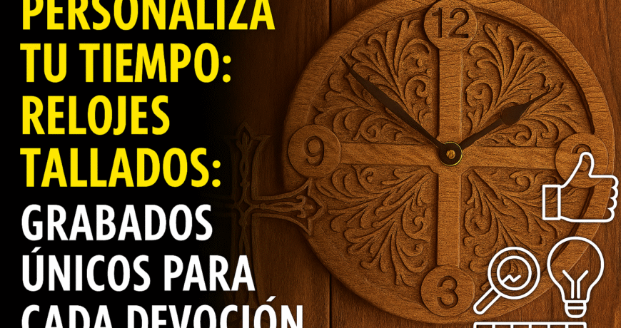Personaliza Tu Tiempo: Relojes Tallados Con Diseños Únicos En Cnc
