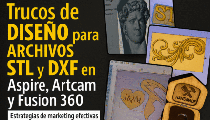Trucos De Diseño Para Archivos Stl Y Dxf En Aspire, Artcam Y Fusion 360