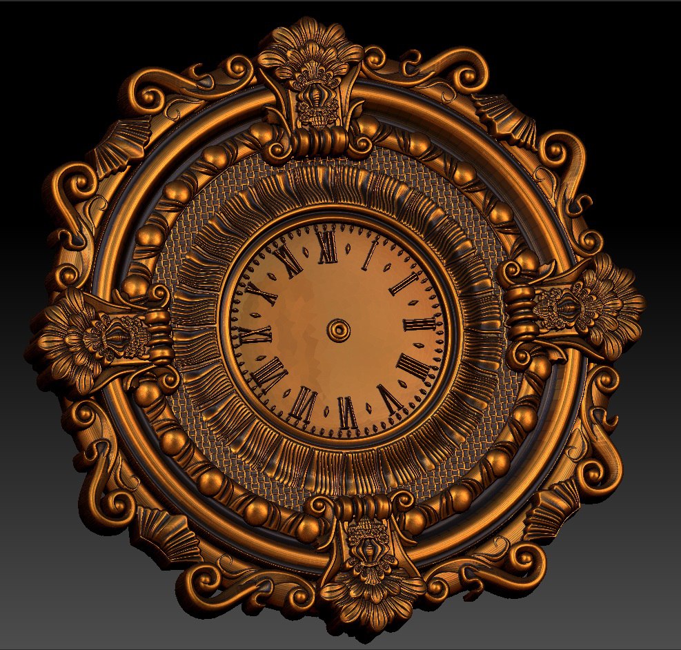Archivo STL de Relojes para Proyectos CNC 11