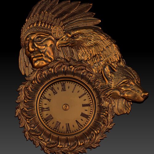Archivo STL de Relojes para Proyectos CNC 15