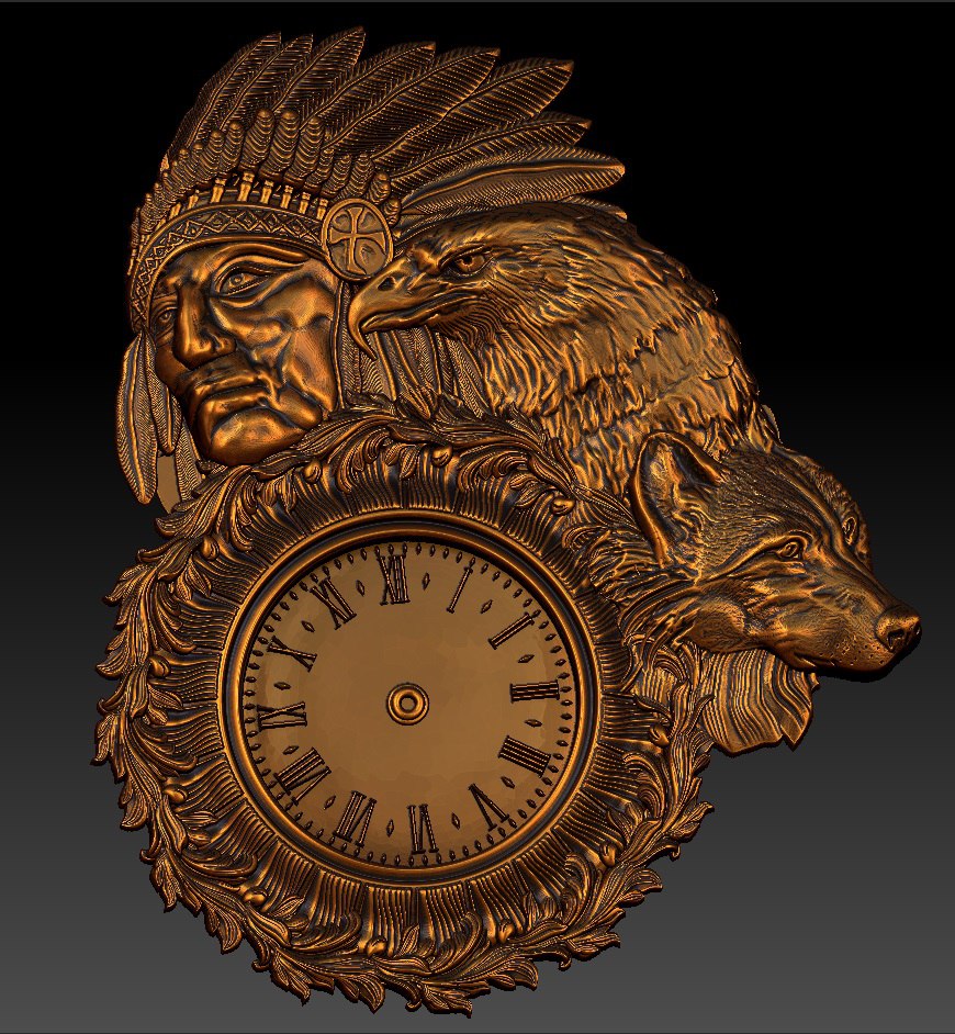 Archivo STL de Relojes para Proyectos CNC 15