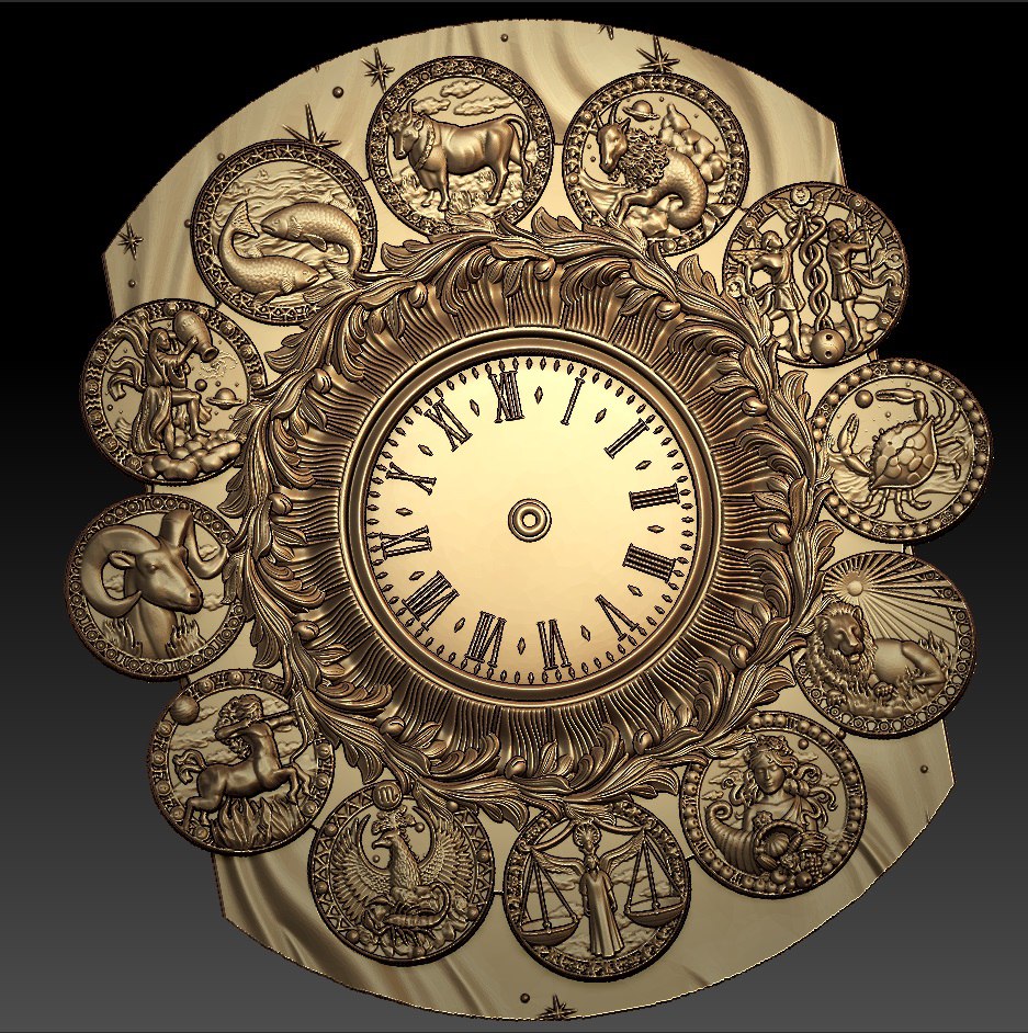 Archivo STL de Relojes para Proyectos CNC 47