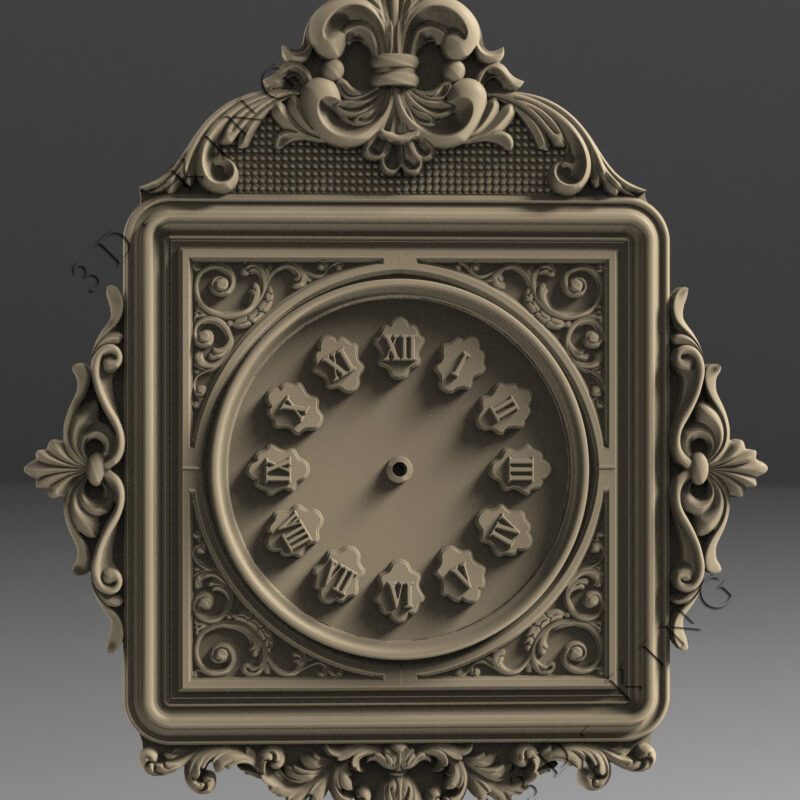 Archivo STL de Relojes para Proyectos CNC 7