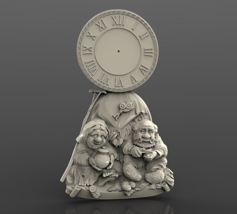 Archivo STL de Relojes para Proyectos CNC bab