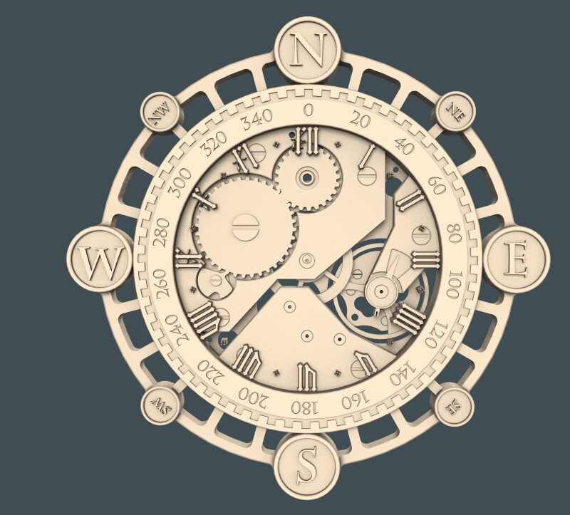 Archivo STL de Relojes para Proyectos CNC cha
