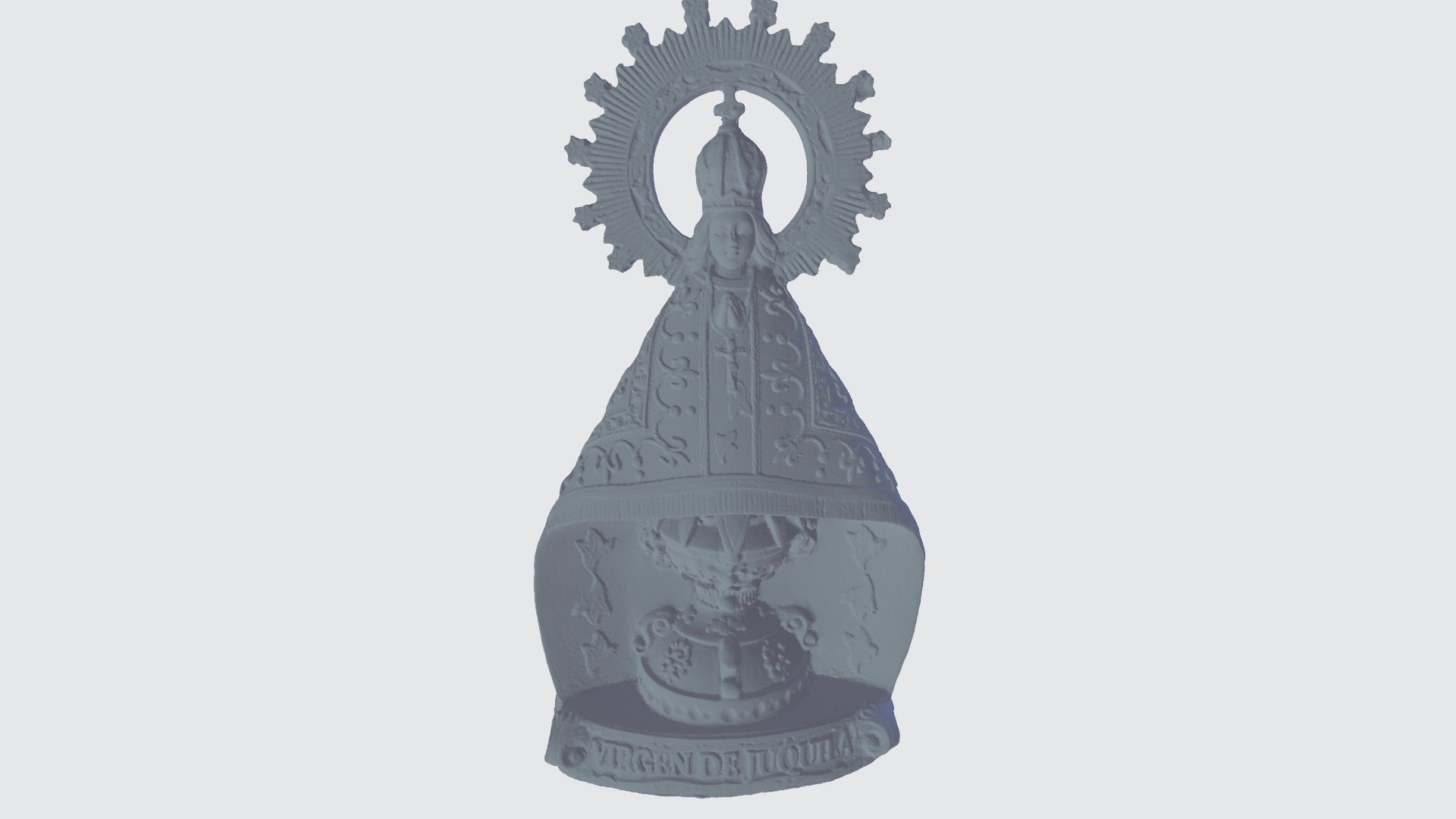 Archivo STL de Virgen de Juquilita para Proyectos CNC