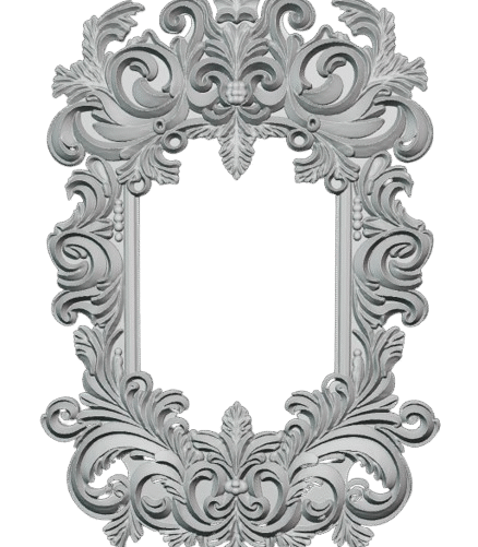 Modelo 3D STL Marco con Relieve – Arte Devocional para CNC e Impresión 3D”