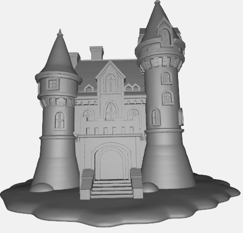 Modelo 3D STL CASTILLO– Arte para MODELAJE 3D o Impresión 3D