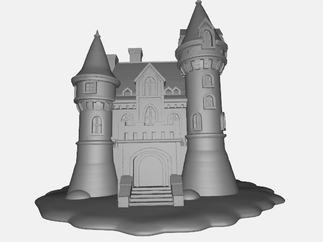 MODELO 3D STL CASTILLO– ARTE PARA MODELAJE 3D O IMPRESIÓN 3D 1 Modelo 3D Stl Castillo– Arte Para Modelaje 3D O Impresión 3D