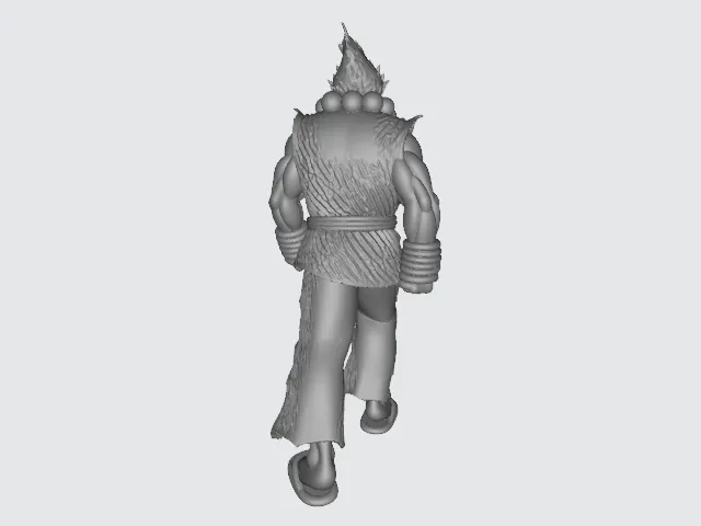 MODELO 3D STL AKUMA STREET FIGHTER – ARTE DEVOCIONAL PARA CNC E IMPRESIÓN 3D 2 Akuma – Diseño Geométrico Para Manufactura