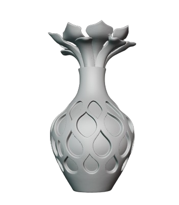 Modelo 3D STL Jarron – Arte Devocional para CNC e Impresión 3D
