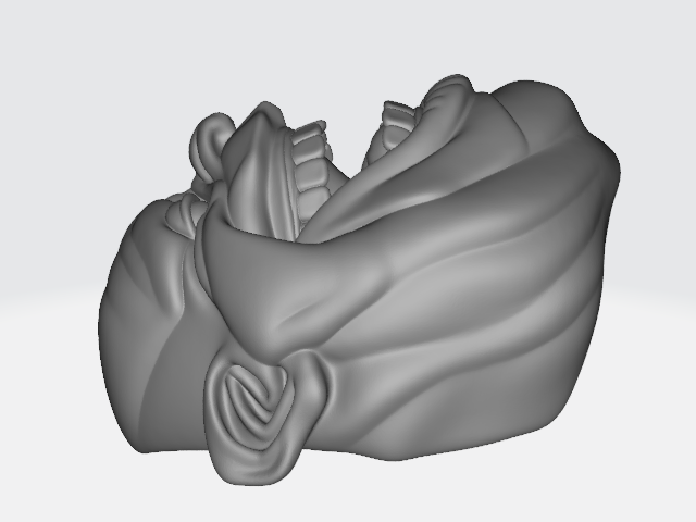 MODELO 3D STL MASCARA RIENDO – ARTE DEVOCIONAL PARA CNC E IMPRESIÓN 3D 3 Modelo 3D Stl Mascara Riendo – Arte Devocional Para Cnc E Impresión 3D