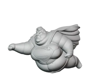 superman – escultura digital optimizada para SEO