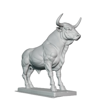 Modelo 3D STL Toro – Arte Devocional para CNC e Impresión 3D