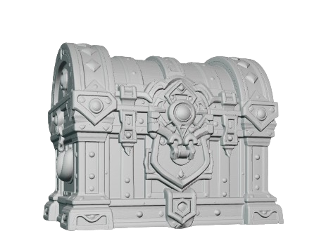 Modelo 3D STL Baul – Arte Devocional para CNC e Impresión 3D