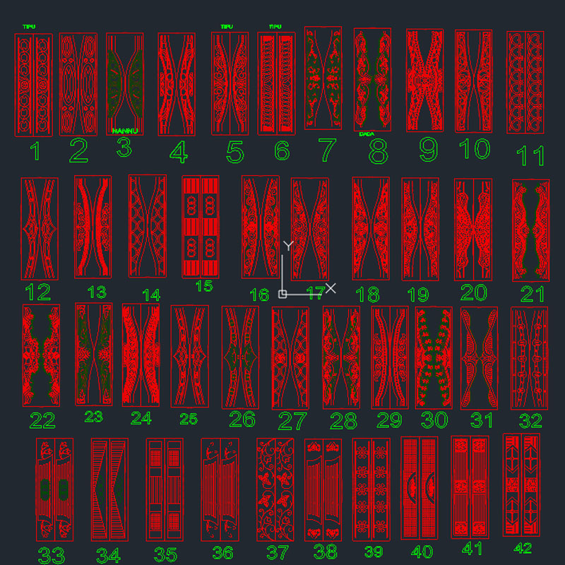 PACK DE 26 ARCHIVOS EN DXF CABECERAS PARA ROUTER CNC 3 Pack De 26 Archivos En Dxf Cabeceras Para Router Cnc