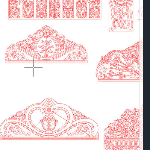 Pack de 26 Archivos en DXF Cabeceras para Router CNC
