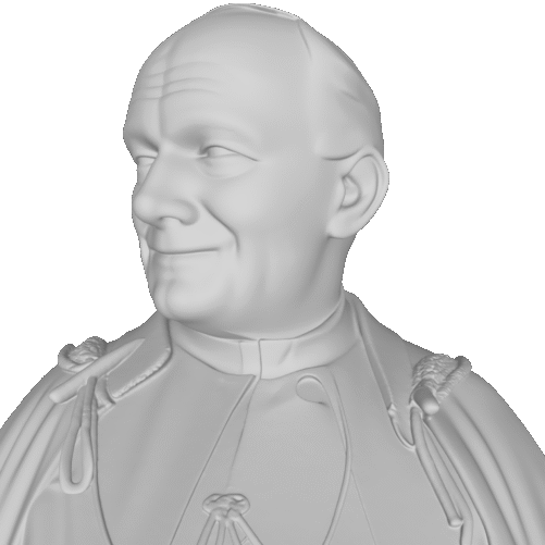 3 Modelo 3D PAPA JUAN PABLO II – Arte Devocional para CNC e Impresión 3D