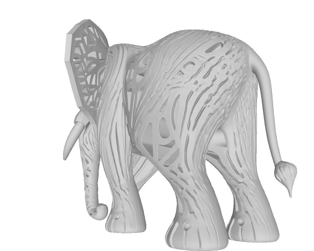 MODELO 3D STL ELEFANTE SUBREAL – ARTE DEVOCIONAL PARA CNC E IMPRESIÓN 3D 2 Modelo 3D Stl Elefante Subreal – Arte Devocional Para Cnc E Impresión 3D