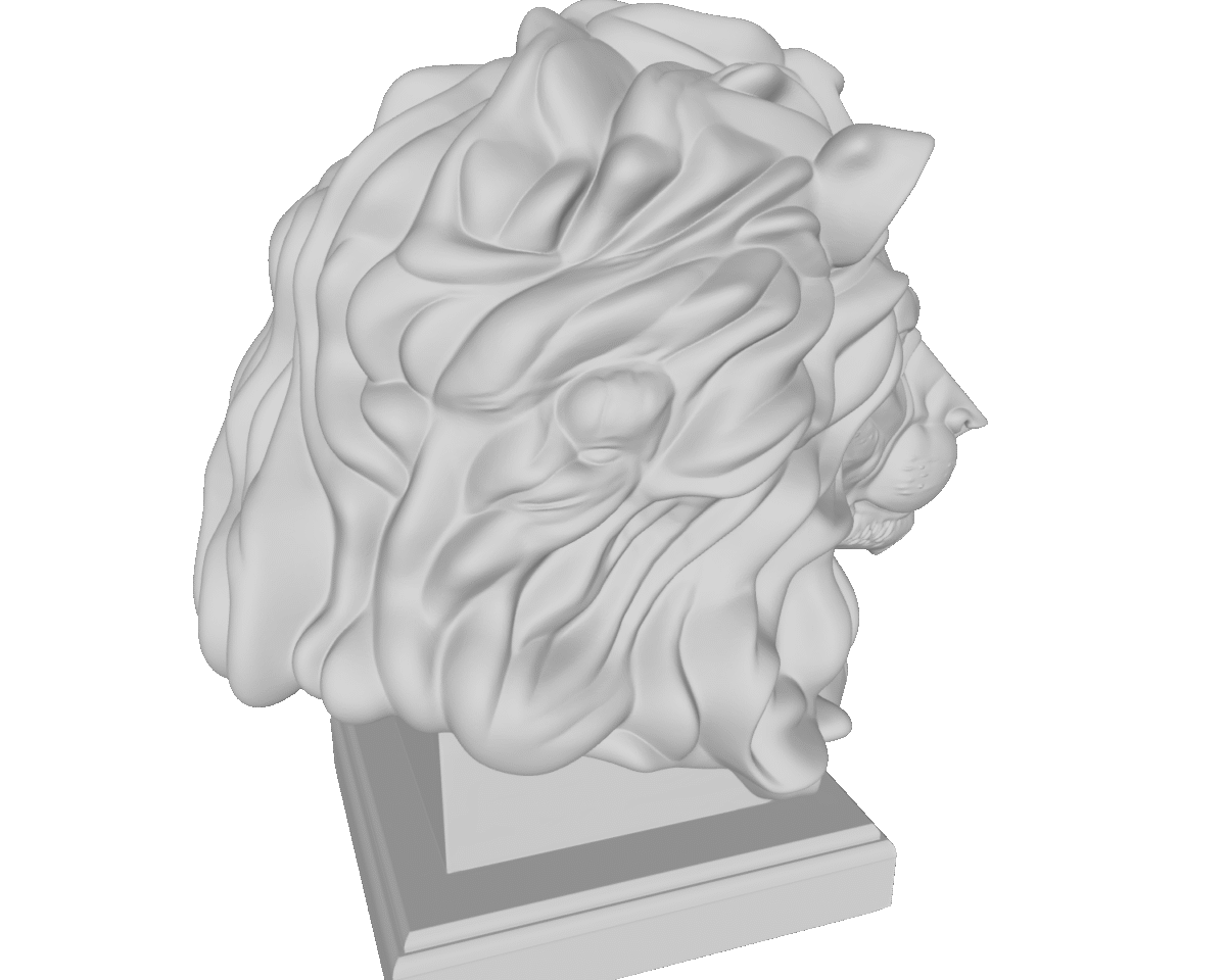 MODELO 3D STL CABEZA DE LEÓN – ARTE DEVOCIONAL PARA CNC E IMPRESIÓN 3D 2 Modelo 3D Stl Cabeza De León – Arte Devocional Para Cnc E Impresión 3D