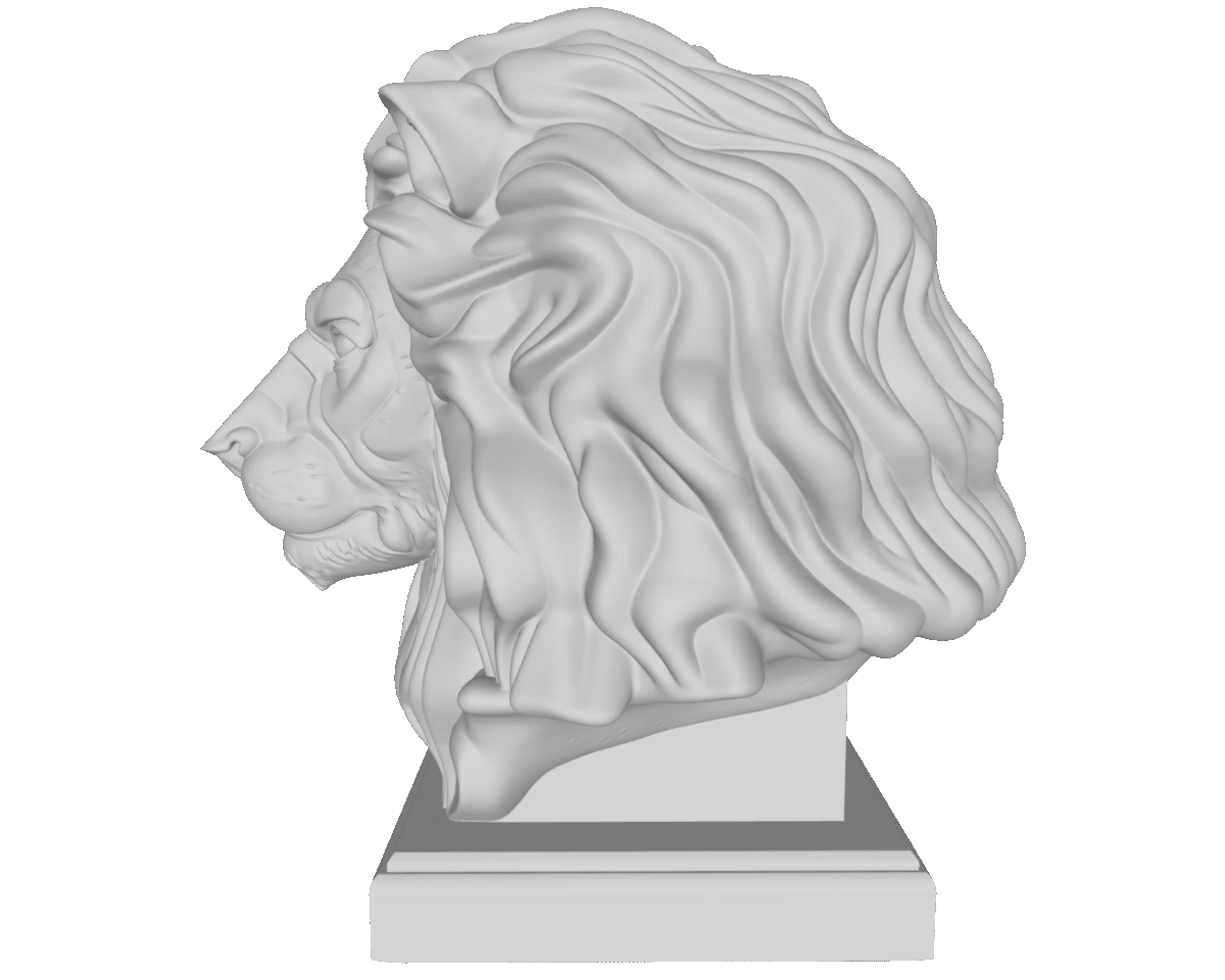 MODELO 3D STL CABEZA DE LEÓN – ARTE DEVOCIONAL PARA CNC E IMPRESIÓN 3D 3 Modelo 3D Stl Cabeza De León – Arte Devocional Para Cnc E Impresión 3D