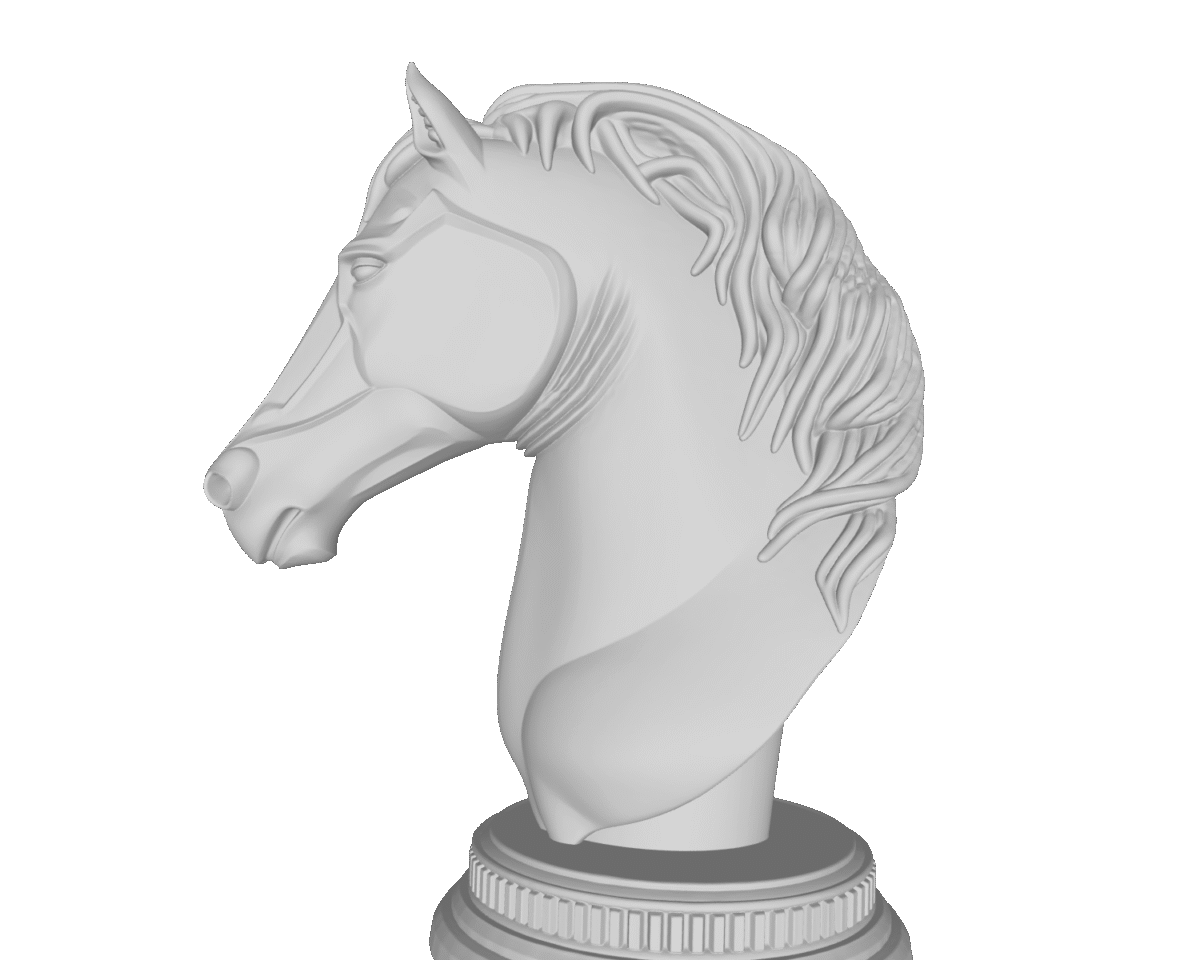 MODELO 3D CABALLO BASE – ARTE DEVOCIONAL PARA CNC E IMPRESIÓN 3D 1 Modelo 3D Caballo Base – Arte Devocional Para Cnc E Impresión 3D