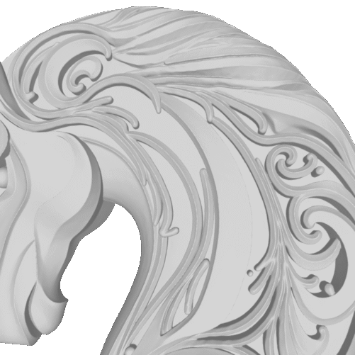 Modelo 3D CABALLO RELIEVES – Arte Devocional para CNC e Impresión 3D