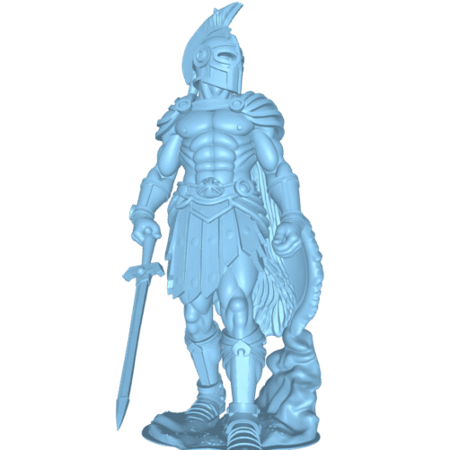 Modelo 3D ESPARTANO – Arte Devocional para CNC e Impresión 3D