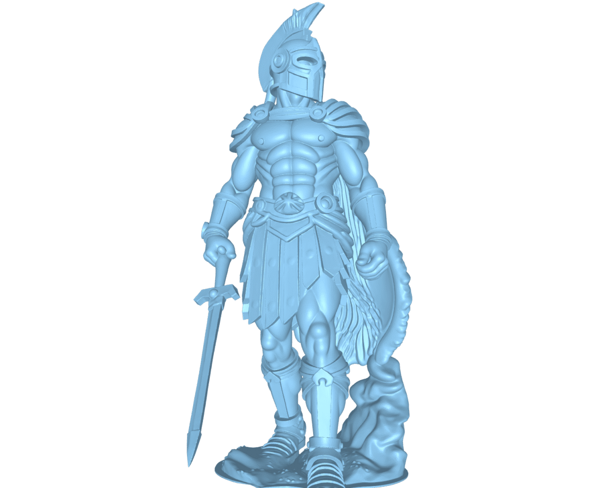 MODELO 3D ESPARTANO – ARTE DEVOCIONAL PARA CNC E IMPRESIÓN 3D 1 Modelo 3D Espartano – Arte Devocional Para Cnc E Impresión 3D