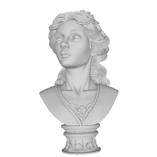 Modelo 3D ESCULTURA MUJER GRIEGA – Arte Devocional para CNC e Impresión 3D